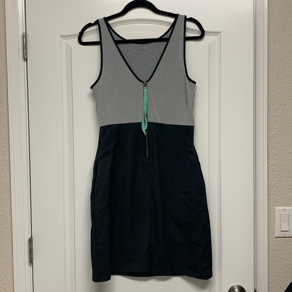 SMARTWOOL Women's Merino Wool Sloan’s Lake Dress Size Medium Gray Grey Black - Picture 4 of 6